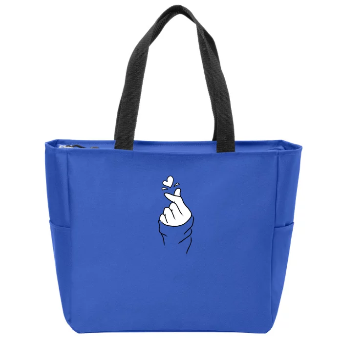 Cute Heart~ Zip Tote Bag