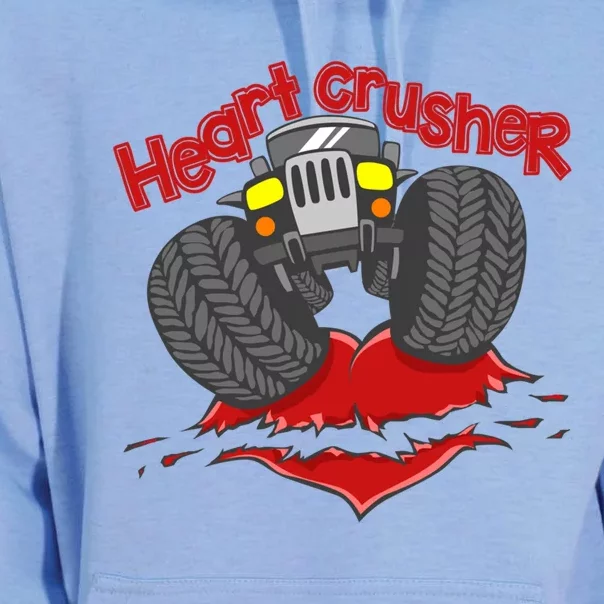 Cute Heart Crusher 4x4 Offgreat Giftroad Truck 4wd Gift Unisex Surf Hoodie