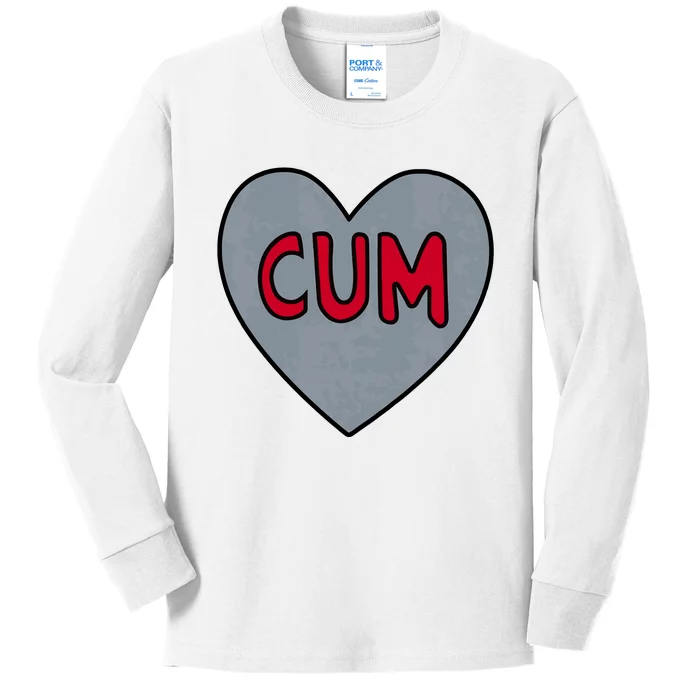 Cum Heart Christian University Michigan Kids Long Sleeve Shirt