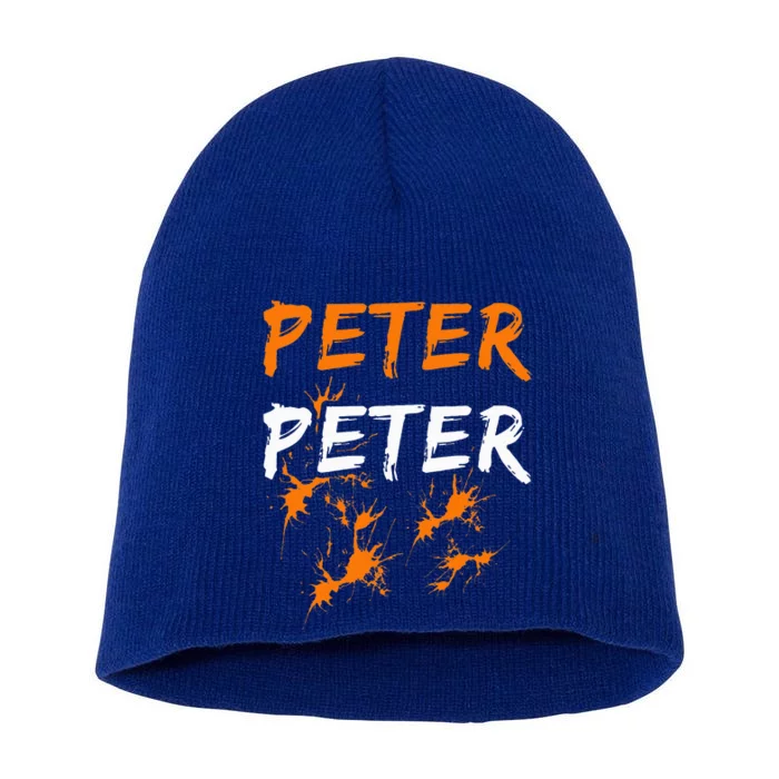 Couples Halloween Costume Peter Pumpkin Eater Short Acrylic Beanie