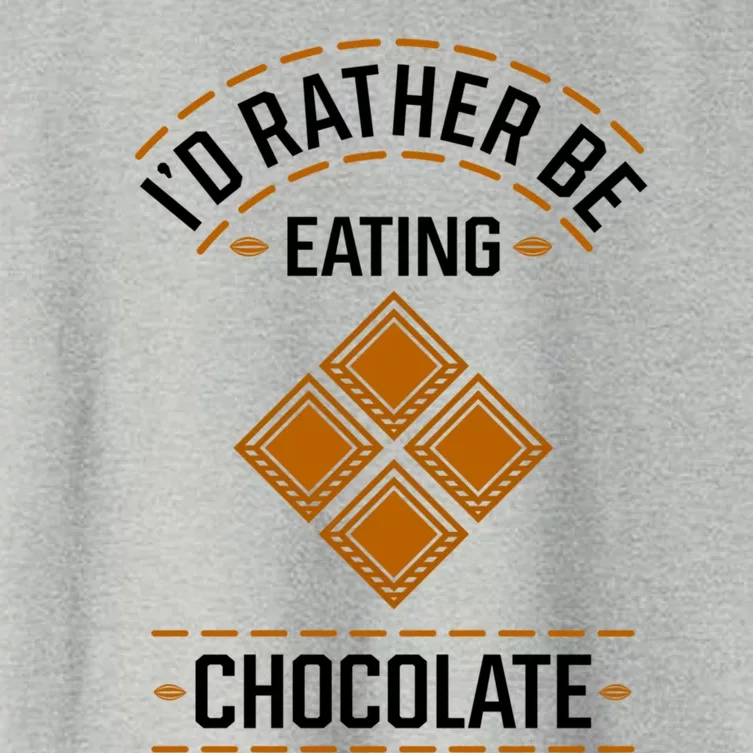 Chocolatier Hobby Chocolate Expert Funny Saying Gift Women's Crop Top Tee