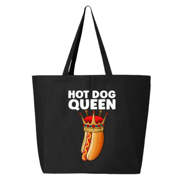 Cute Hot Dog Design For Women Sausage Hotdog Lovers 25L Jumbo Tote