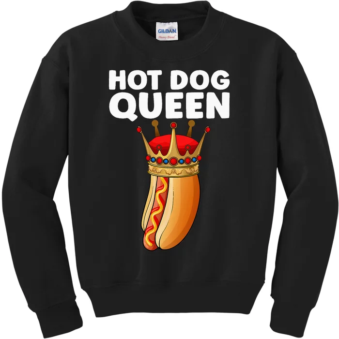 Cute Hot Dog Design For Women Sausage Hotdog Lovers Kids Sweatshirt