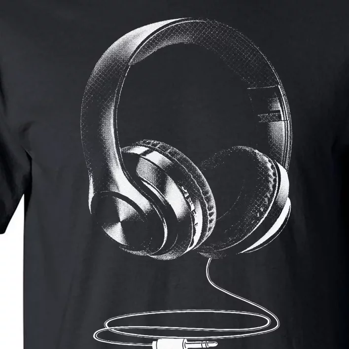 Cool Headphones Design For Men Women DJ Music Artist Lover Tall T-Shirt