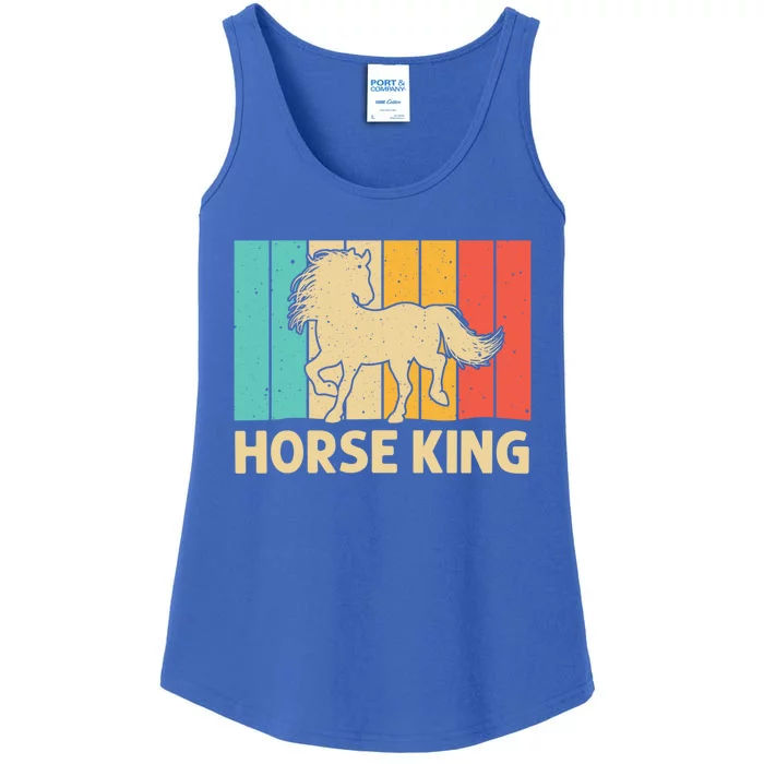 Cool Horse Dad Horseback Riding Lover Rodeo Racing Gift Ladies Essential Tank