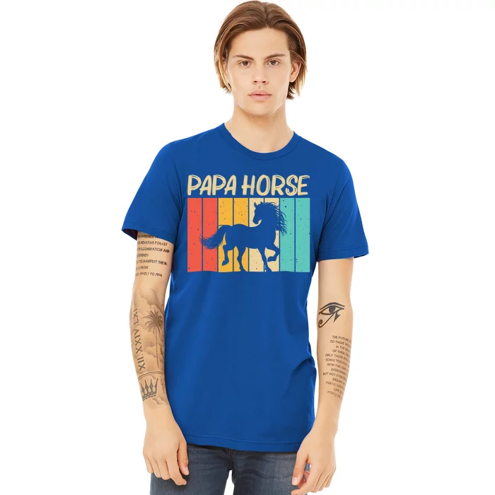 Cool Horse Design Horseback Riding Horse Lover Gift Premium T-Shirt