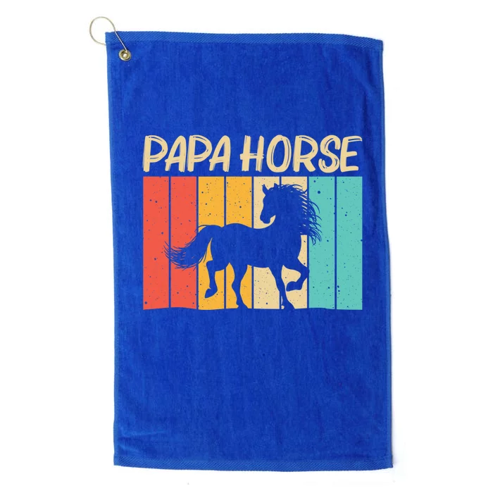 Cool Horse Design Horseback Riding Horse Lover Gift Platinum Collection Golf Towel