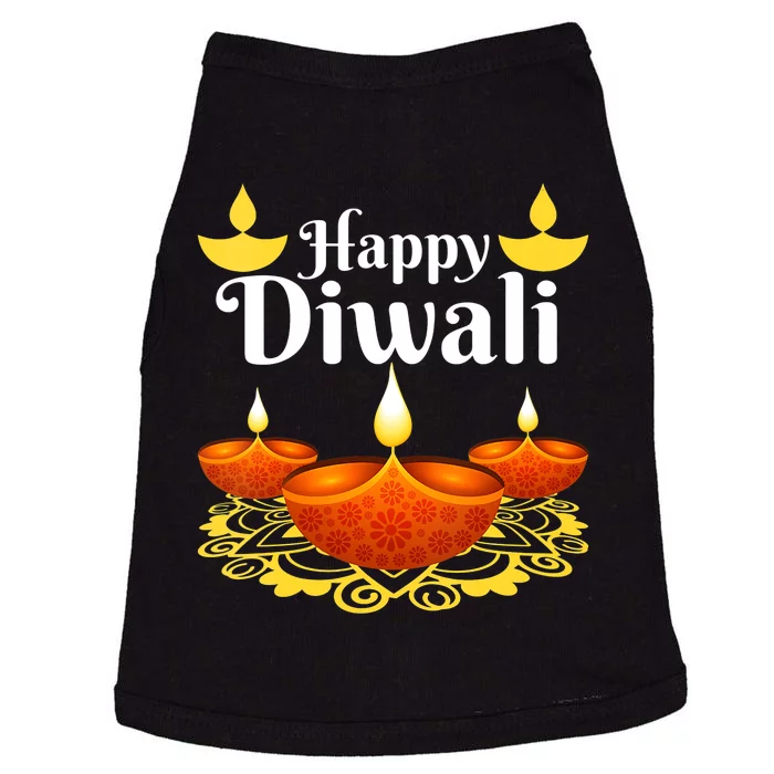 Cool Happy Diwali Festival Of Light Diva Lanterns Doggie Tank