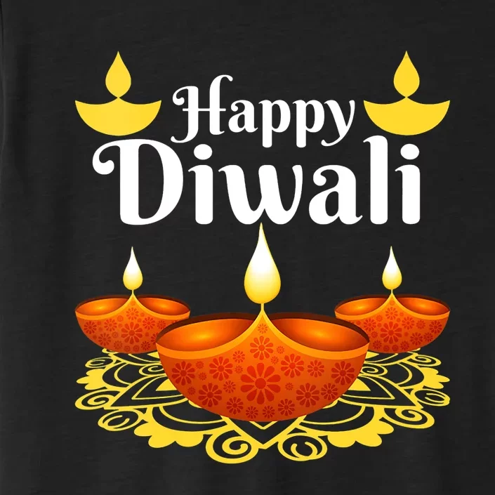 Cool Happy Diwali Festival Of Light Diva Lanterns ChromaSoft Performance T-Shirt