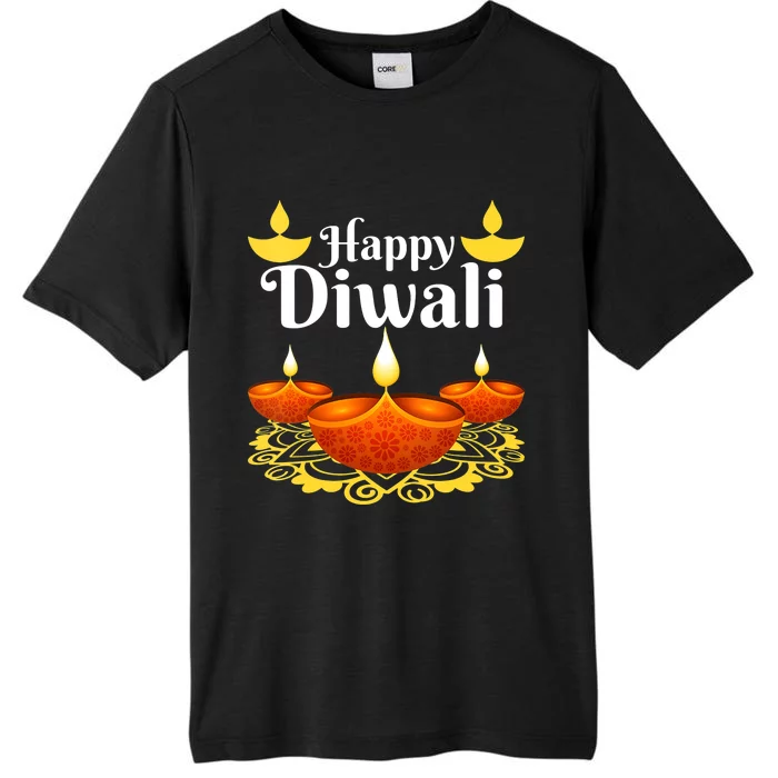 Cool Happy Diwali Festival Of Light Diva Lanterns ChromaSoft Performance T-Shirt