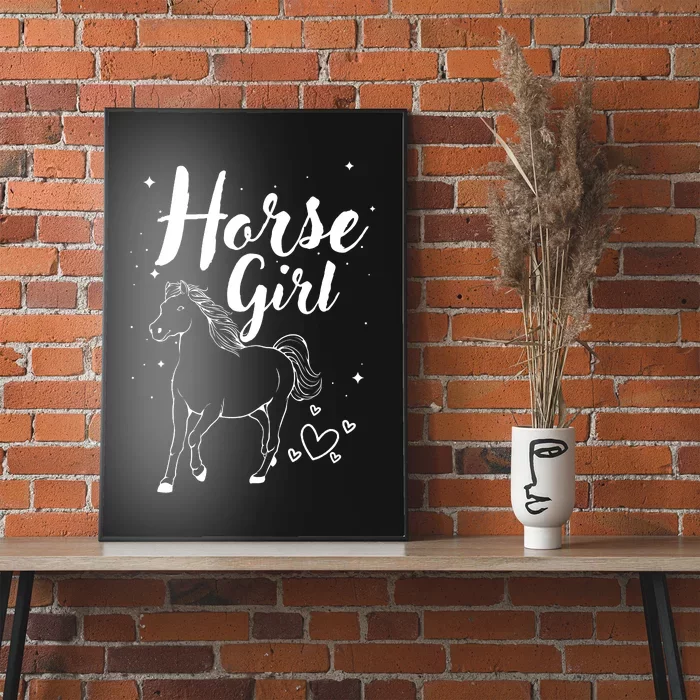 Cool Horse  Design For  Horse Lover Equestrian Poster