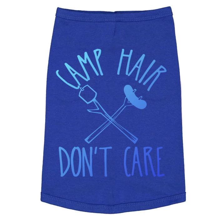 Camp Hair Dont Care Cute Camping Adventure Funny Gift Doggie Tank