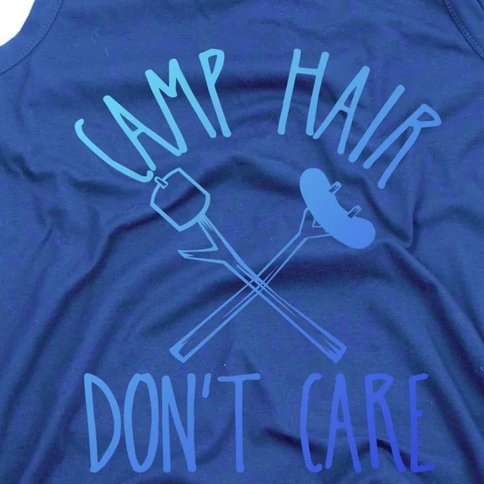 Camp Hair Dont Care Cute Camping Adventure Funny Gift Tank Top