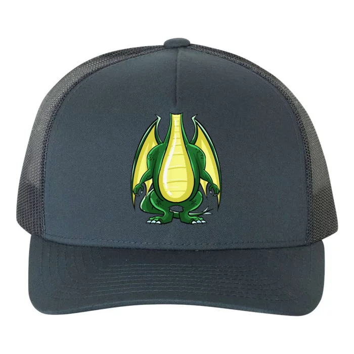 Cool Headless Dragon Halloween Costume Funny Lazy DIY Gift Yupoong Adult 5-Panel Trucker Hat