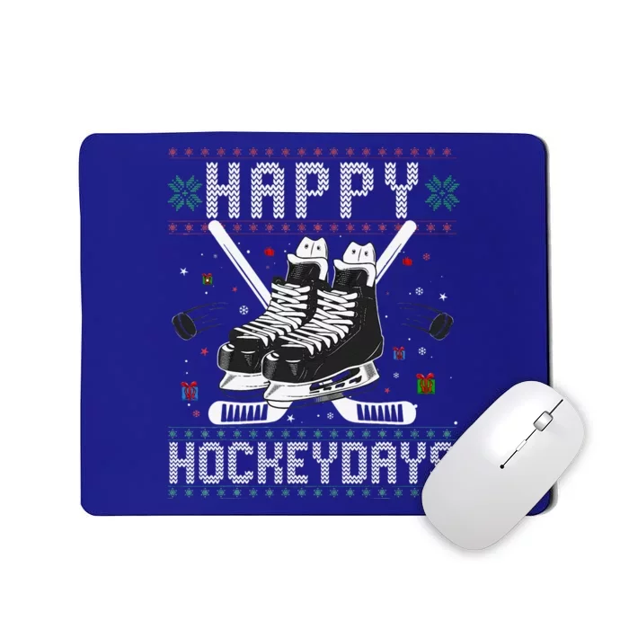 Christmas Hockey Day Sports Outfit Mousepad