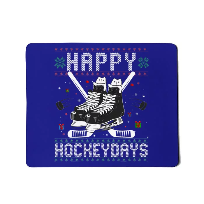 Christmas Hockey Day Sports Outfit Mousepad