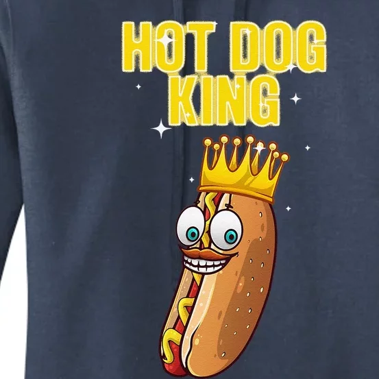 Cute Hot Dog Design For Women Food Hot Dog Lovers Women's Pullover Hoodie