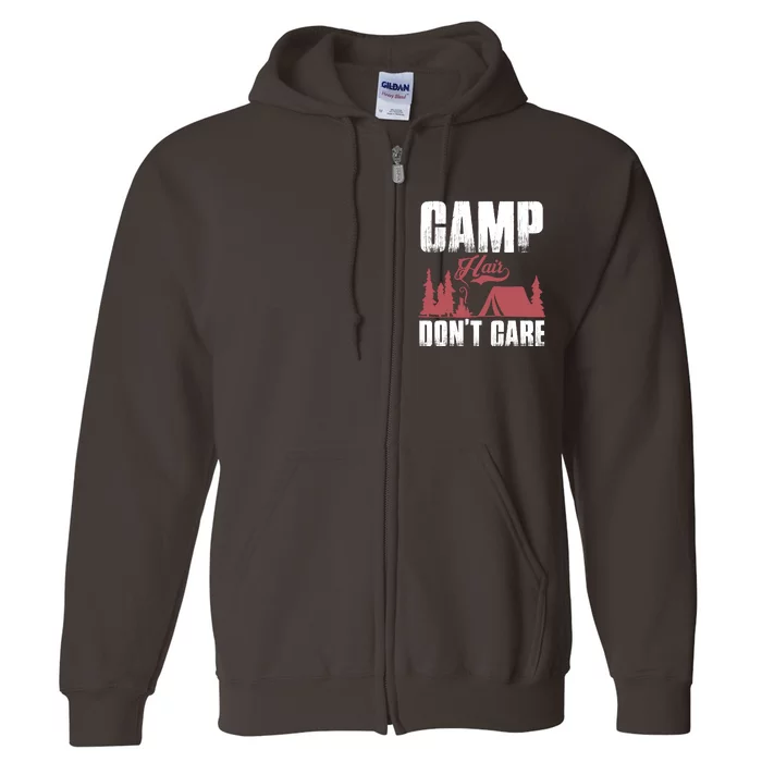 Camp Hair Dont Care Full Zip Hoodie