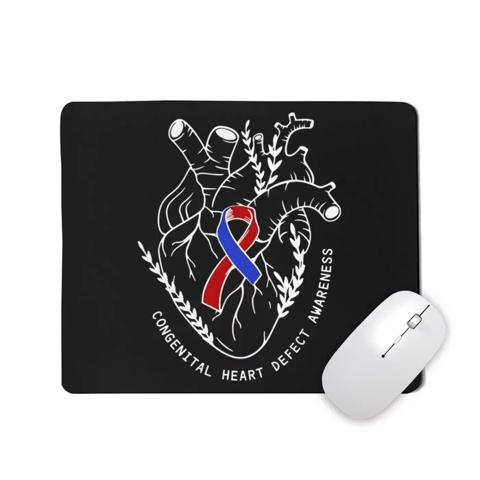 Congenital Heart Defects Awareness Heart Defect Support Mousepad