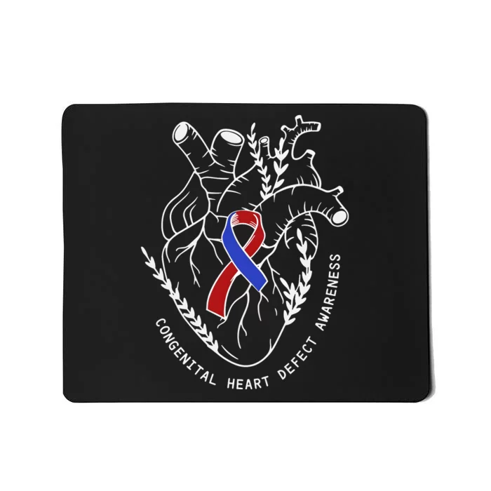 Congenital Heart Defects Awareness Heart Defect Support Mousepad