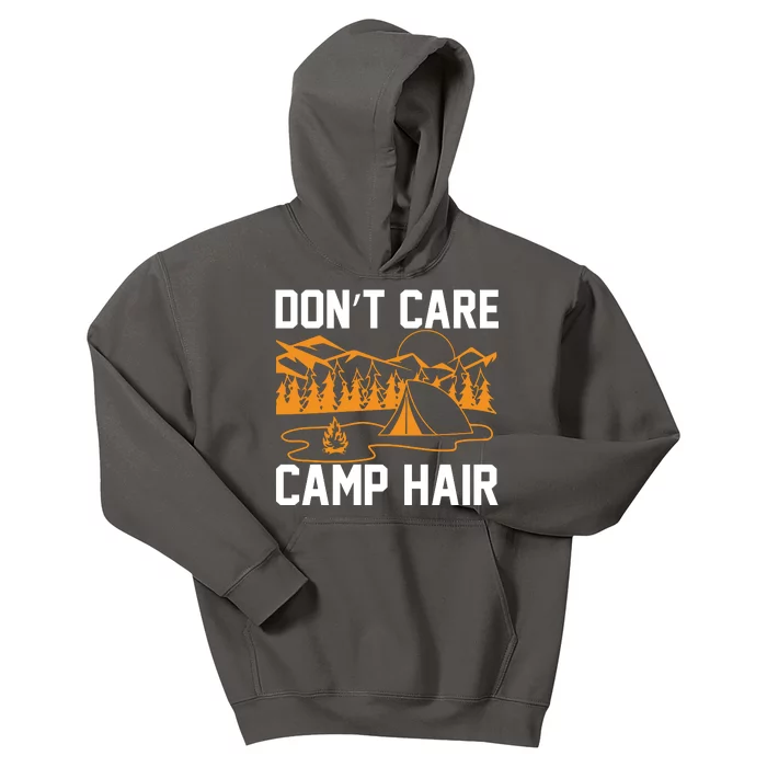 Camp Hair Dont Care Kids Hoodie