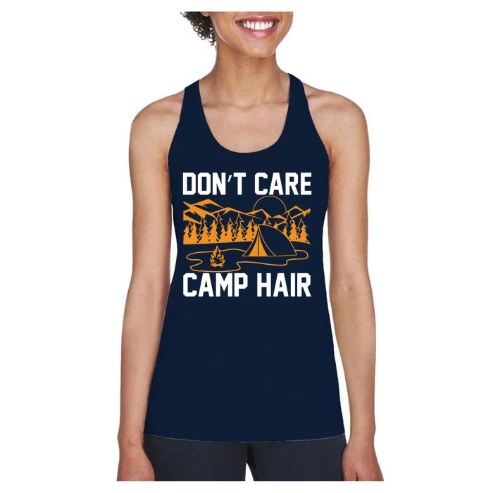 Camp Hair Dont Care Women's Racerback Tank