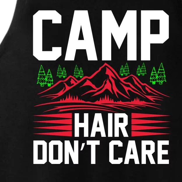 Camp Hair Dont Care Ladies Tri-Blend Wicking Tank