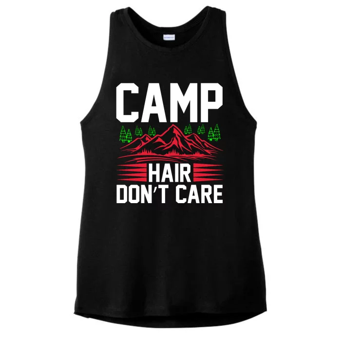 Camp Hair Dont Care Ladies Tri-Blend Wicking Tank