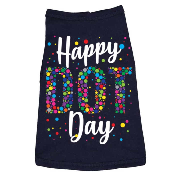 Colorful Happy DOT Day International DOT Day Doggie Tank