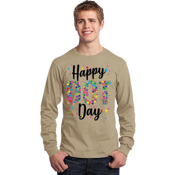 Colorful Happy DOT Day International DOT Day Long Sleeve Shirt