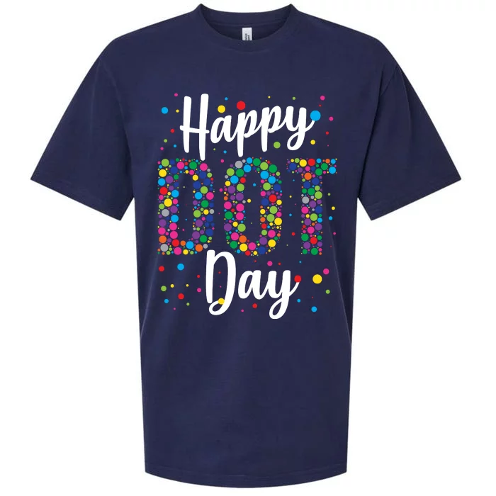 Colorful Happy DOT Day International DOT Day Sueded Cloud Jersey T-Shirt