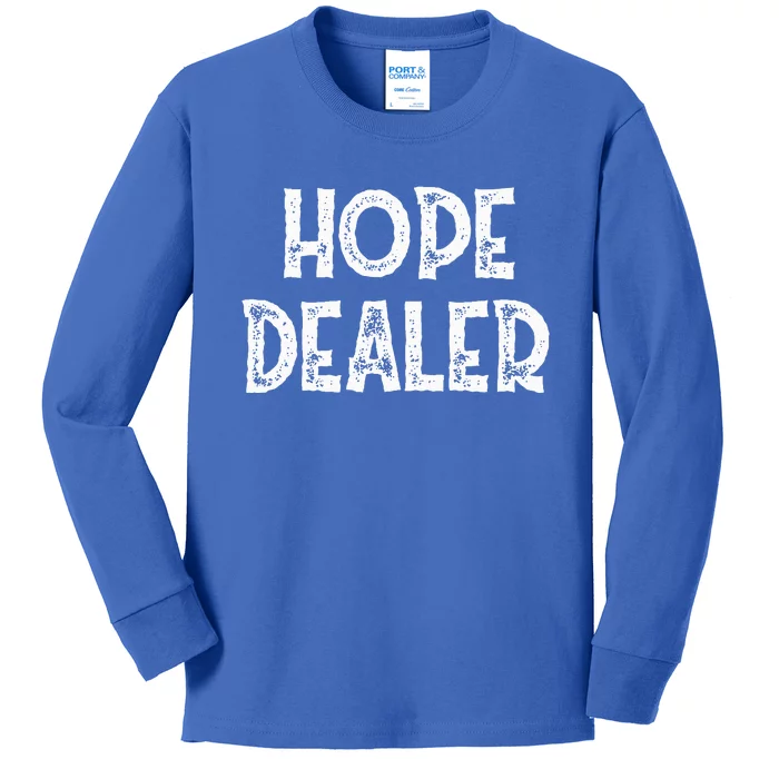 Cute Hope Dealer Uplifting Graphic Positive Kids Long Sleeve Shirt