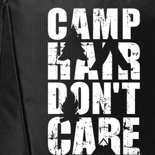 Camp Hair Dont Care Camping Gift City Backpack