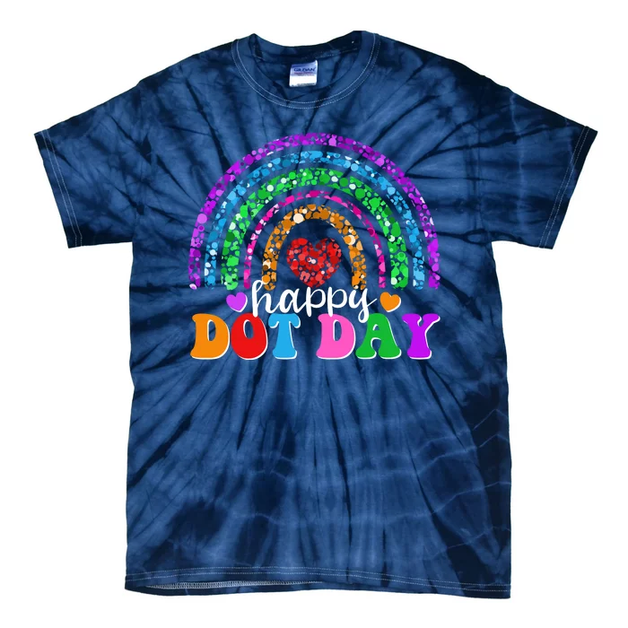 Cute Happy Dot Day Polka Dots Tie-Dye T-Shirt