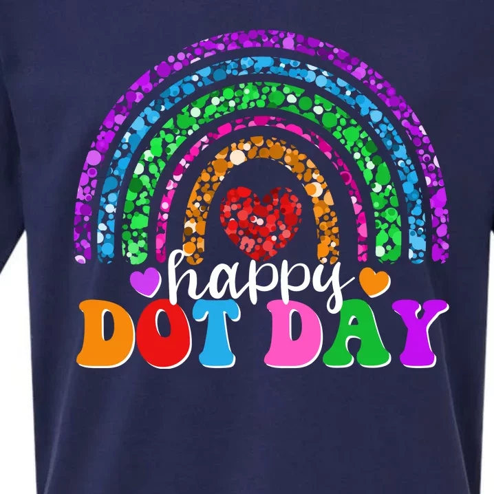 Cute Happy Dot Day Polka Dots Sueded Cloud Jersey T-Shirt