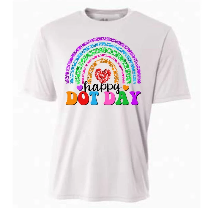 Cute Happy Dot Day Polka Dots Cooling Performance Crew T-Shirt