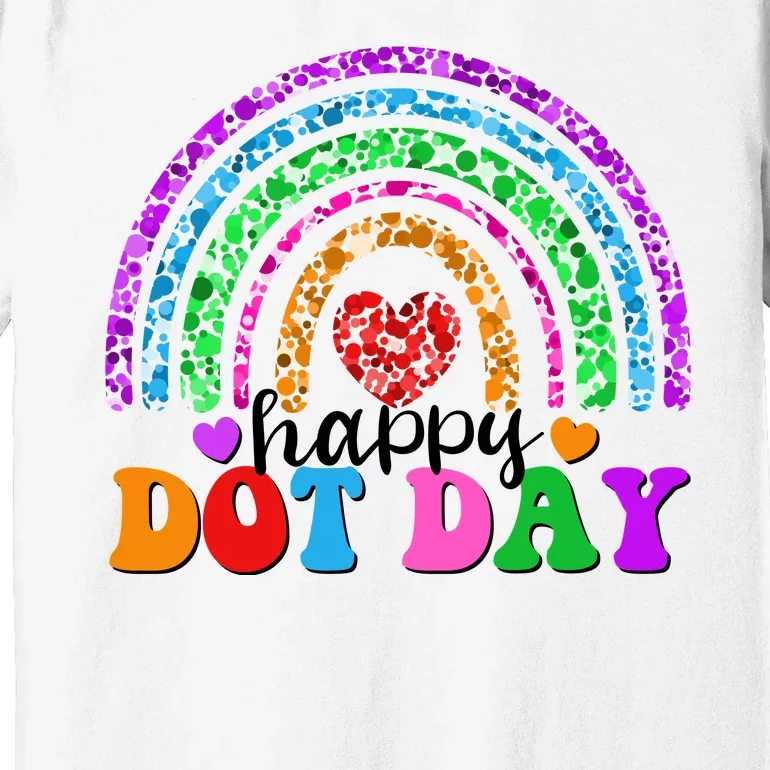 Cute Happy Dot Day Polka Dots Premium T-Shirt