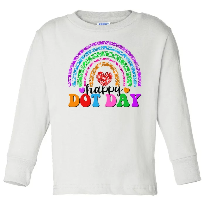 Cute Happy Dot Day Polka Dots Toddler Long Sleeve Shirt