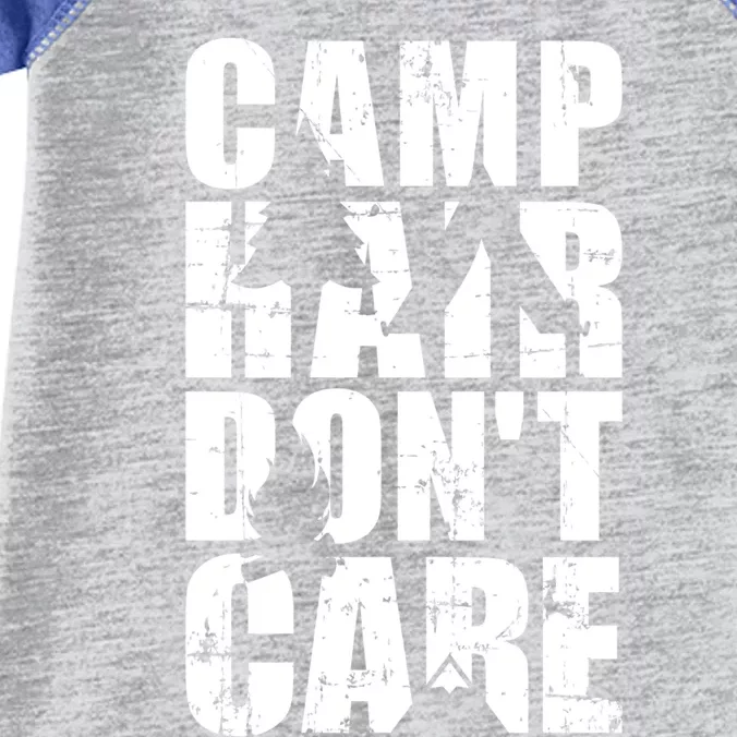 Camp Hair Dont Care Camping Great Gift Infant Baby Jersey Bodysuit