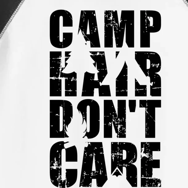 Camp Hair Dont Care Camping Great Gift Toddler Fine Jersey T-Shirt