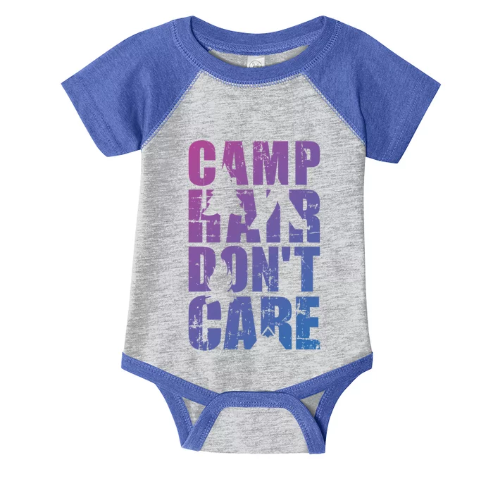 Camp Hair Dont Care Camping Great Gift Infant Baby Jersey Bodysuit