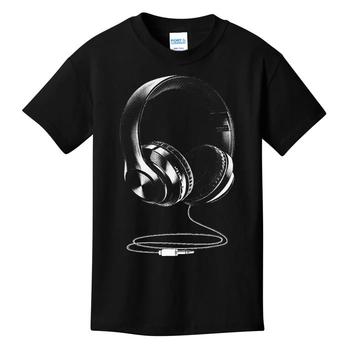 Cool Headphones Design For Men Women DJ Music Artist Lover Kids T-Shirt