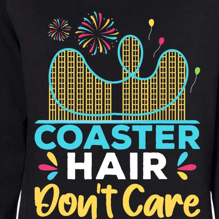 Coaster Hair Don't Care Rollercoaster Womens California Wash Sweatshirt