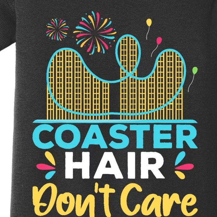 Coaster Hair Don't Care Rollercoaster Baby Bodysuit