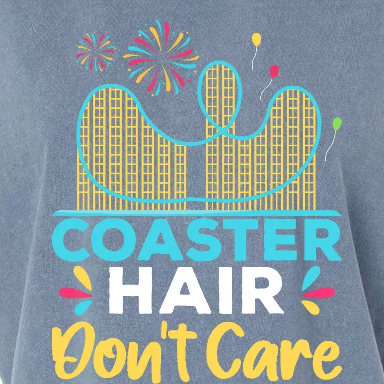 Coaster Hair Don't Care Rollercoaster Garment-Dyed Women's Muscle Tee