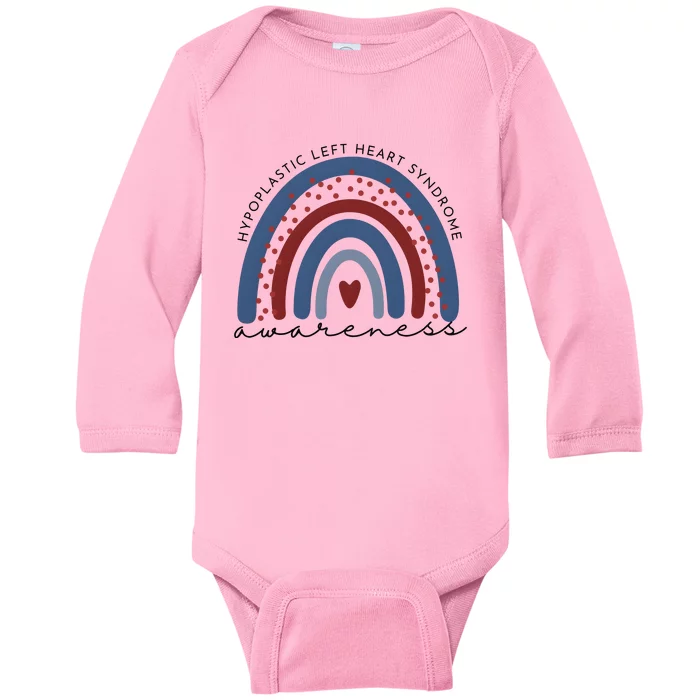 Congenital Heart Defects Awareness Baby Long Sleeve Bodysuit