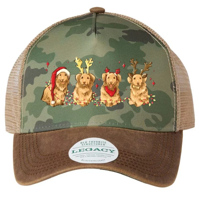 Cute Holiday Dog Graphic Legacy Tie Dye Trucker Hat