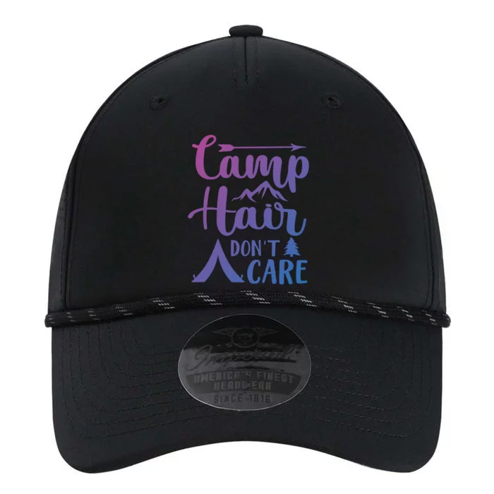 Camp Hair Dont Care Cute Outdoor Wilderness Fun Meaningful Gift Performance The Dyno Cap