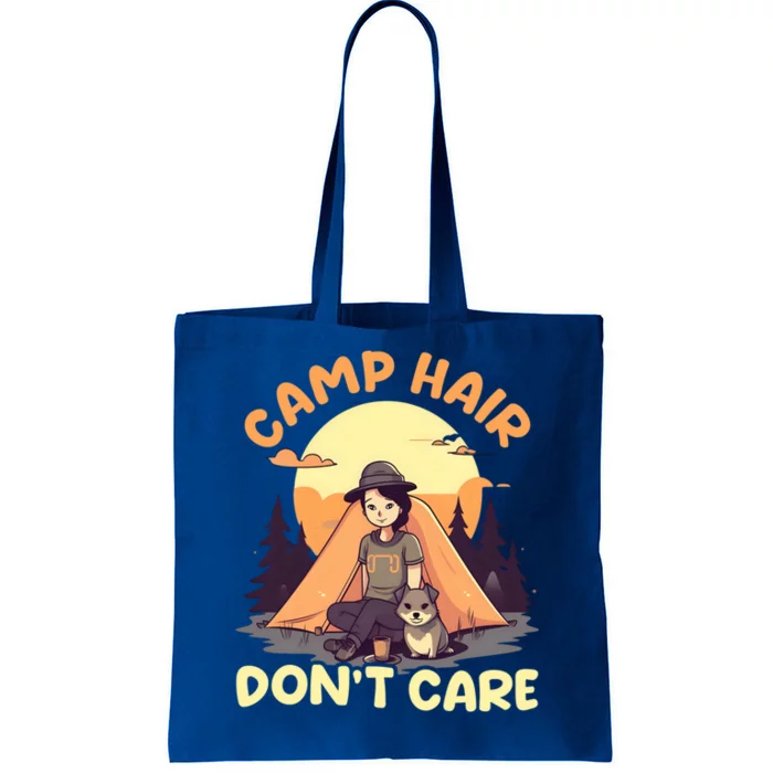 Camp Hair Dont Care Design Gift Tote Bag