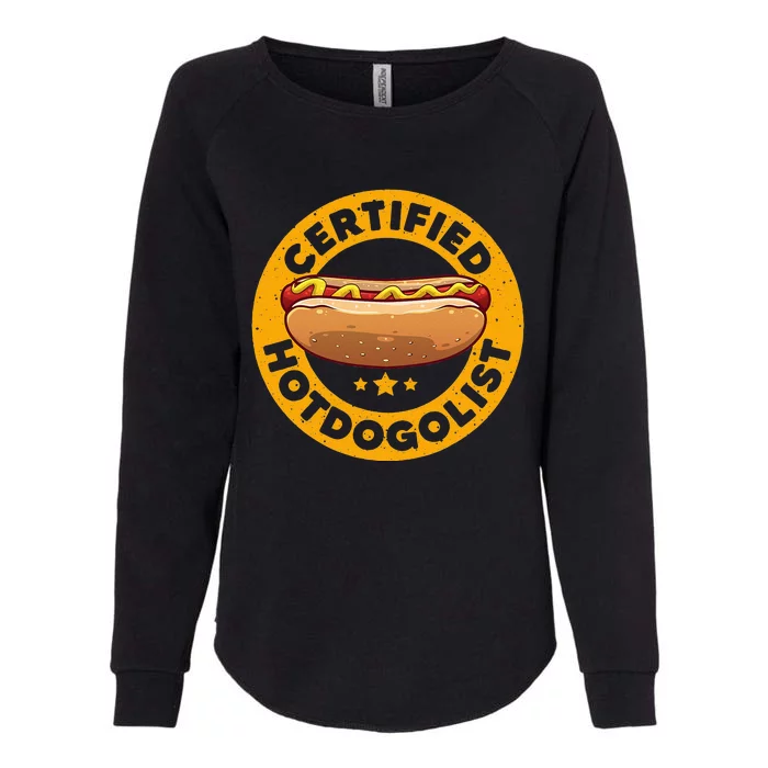 Cool Hot Dog Design For Men Women Sausage Hot Dog Lover Womens California Wash Sweatshirt